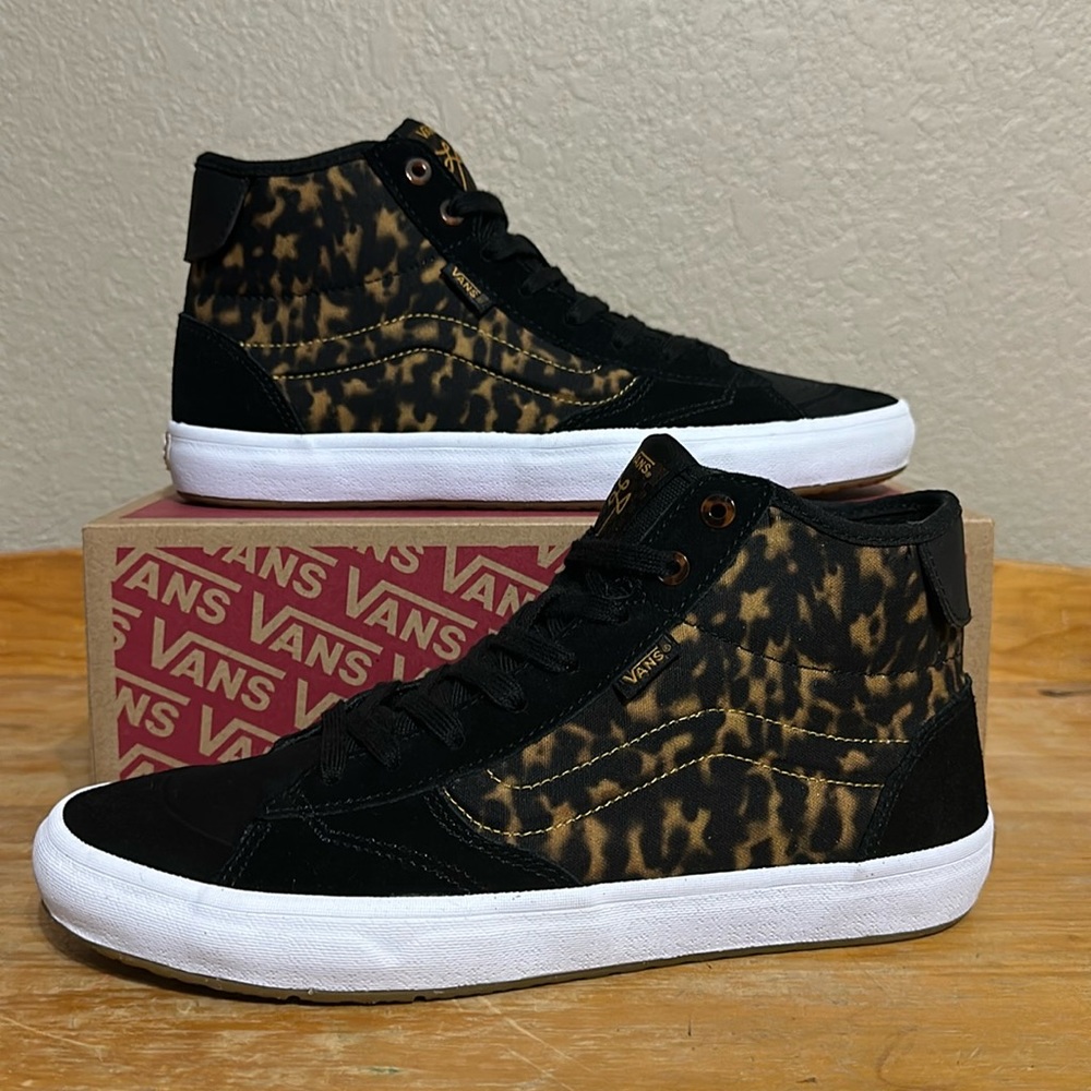 Vans The Lizzie skateboarding shoe tortoise Dark Brown Black multi Eco